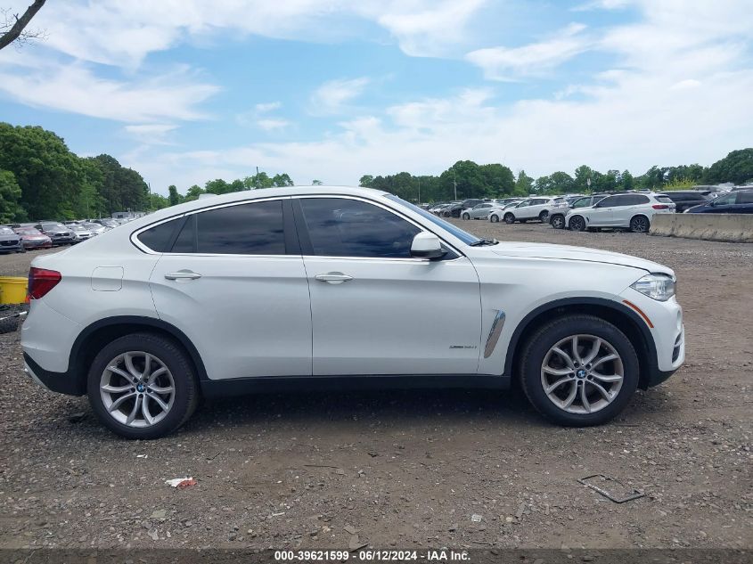 2016 BMW X6 xDrive35I VIN: 5UXKU2C58G0N80218 Lot: 39621599