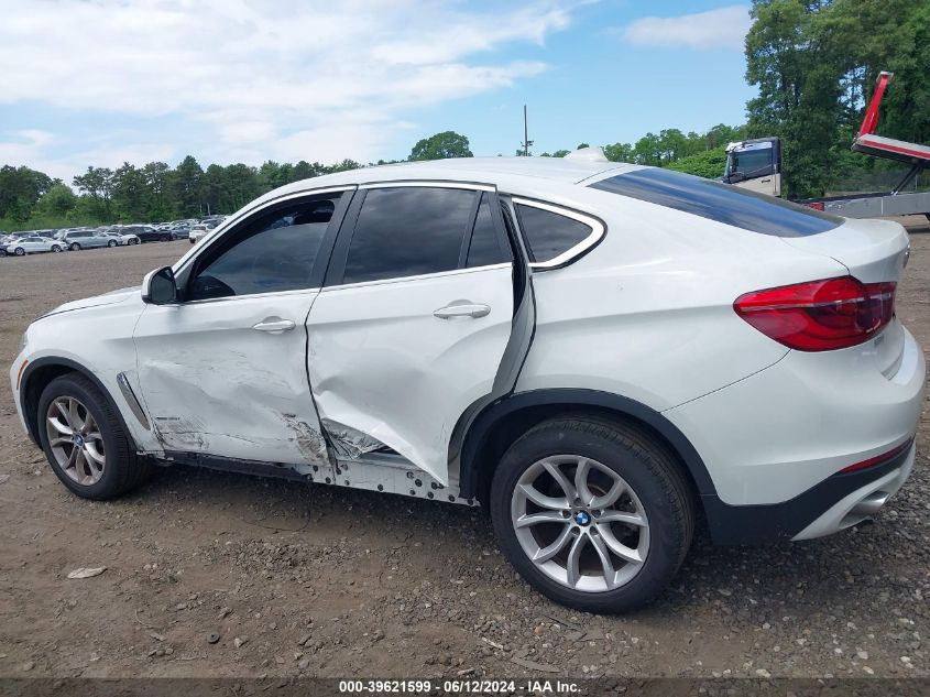 2016 BMW X6 xDrive35I VIN: 5UXKU2C58G0N80218 Lot: 39621599