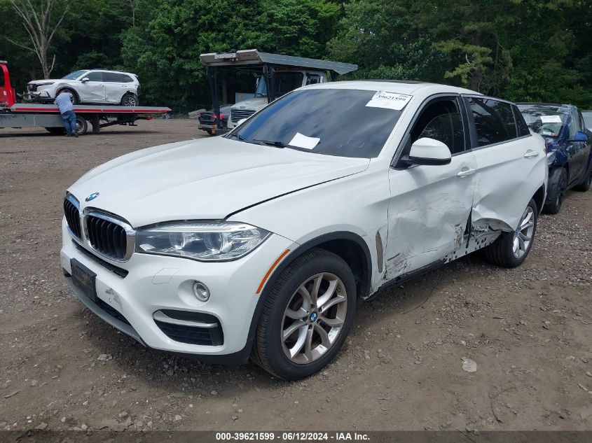 2016 BMW X6 xDrive35I VIN: 5UXKU2C58G0N80218 Lot: 39621599