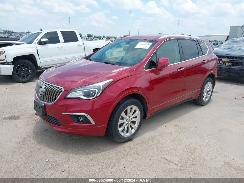 2017 Buick Envision Essence VIN: LRBFXBSA1HD222055 Lot: 39624000