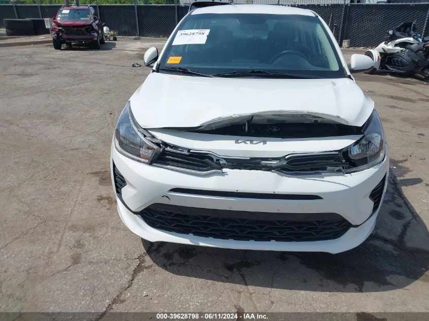 2022 Kia Rio S VIN: 3KPA24AD0NE450608 Lot: 39628798