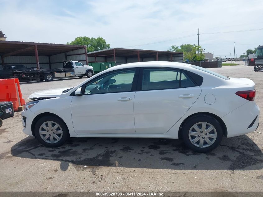 2022 Kia Rio S VIN: 3KPA24AD0NE450608 Lot: 39628798