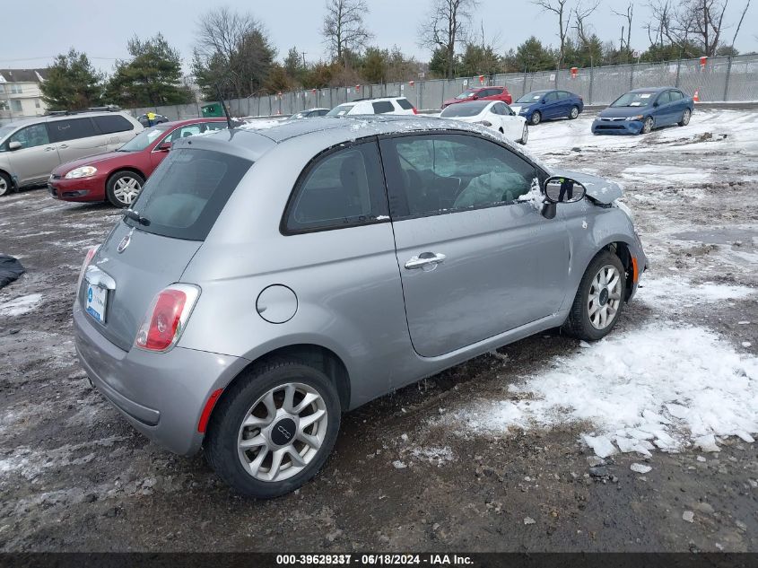 2017 Fiat 500 Pop VIN: 3C3CFFKR4HT508985 Lot: 39629337