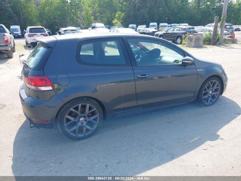 2013 Volkswagen Gti 2-Door VIN: WVWED7AJ7DW040928 Lot: 39643138