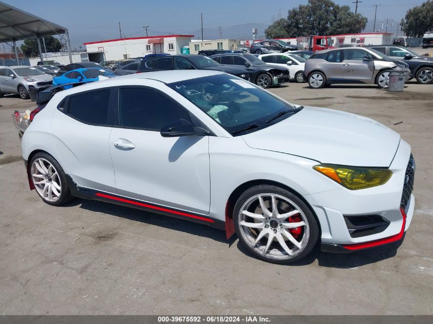 2020 Hyundai Veloster N VIN: KMHT36AHXLU004027 Lot: 39675592