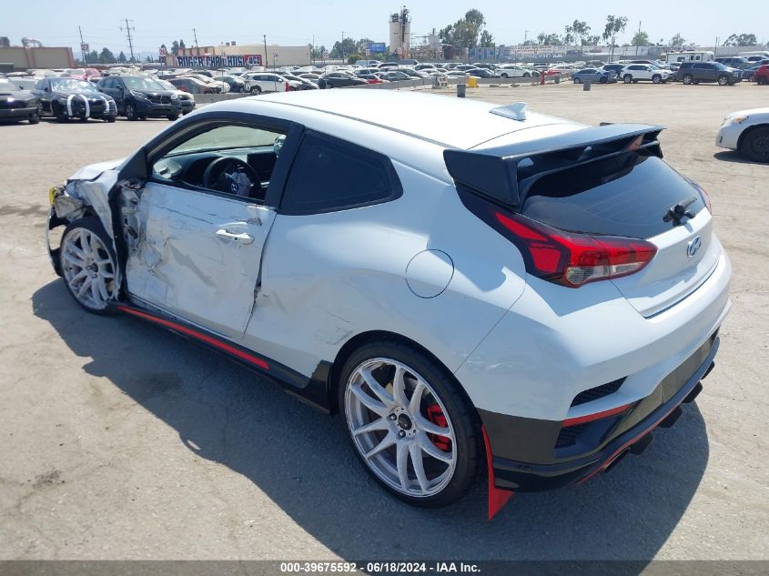 2020 Hyundai Veloster N VIN: KMHT36AHXLU004027 Lot: 39675592