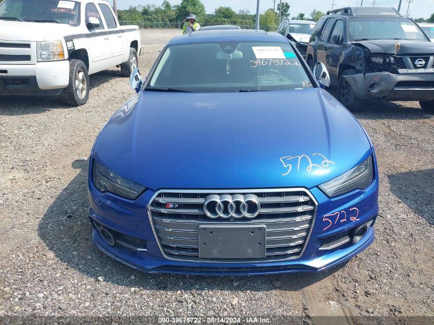 2016 Audi S7 4.0T VIN: WAUW2AFC0GN035594 Lot: 39675722