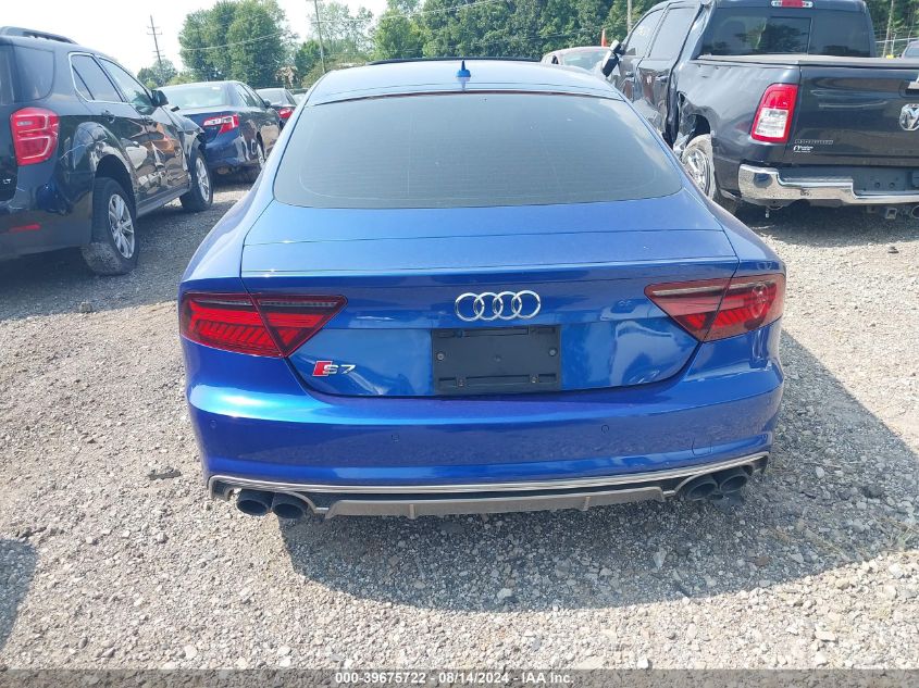 2016 Audi S7 4.0T VIN: WAUW2AFC0GN035594 Lot: 39675722