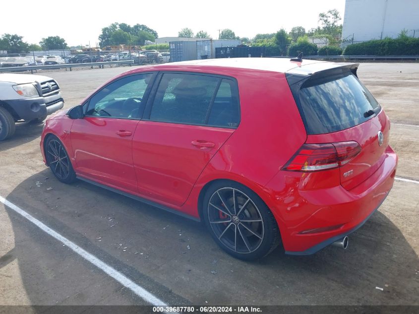 2021 Volkswagen Golf Gti 2.0T Autobahn/2.0T S/2.0T Se VIN: 3VW5T7AU5MM011549 Lot: 39687780