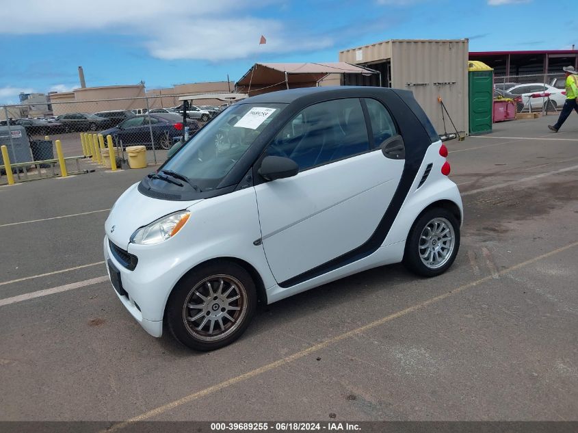 2012 Smart Fortwo Passion/Pure VIN: WMEEJ3BA8CK562331 Lot: 39689255