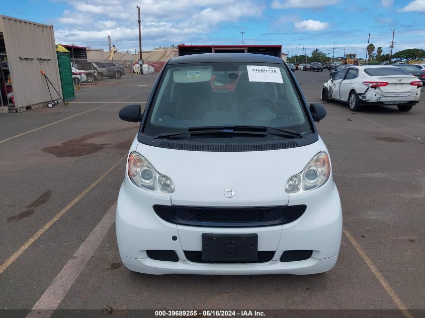 2012 Smart Fortwo Passion/Pure VIN: WMEEJ3BA8CK562331 Lot: 39689255