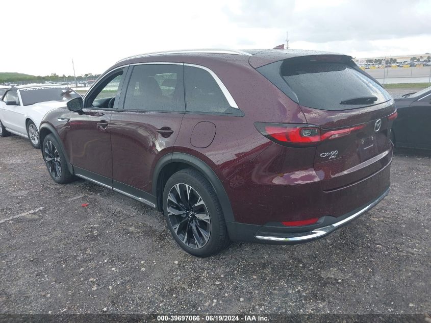 2024 Mazda Cx-90 Phev Premium Plus VIN: JM3KKEHAXR1116205 Lot: 39697066