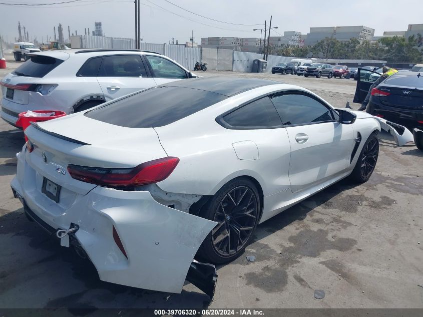 2020 BMW M8 VIN: WBSAE0C05LCD57612 Lot: 39706320