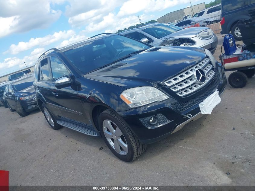 2009 Mercedes-Benz Ml 350 4Matic VIN: 4JGBB86E19A500109 Lot: 39733394