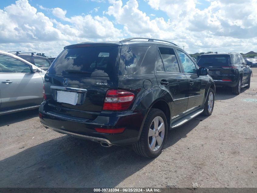 2009 Mercedes-Benz Ml 350 4Matic VIN: 4JGBB86E19A500109 Lot: 39733394