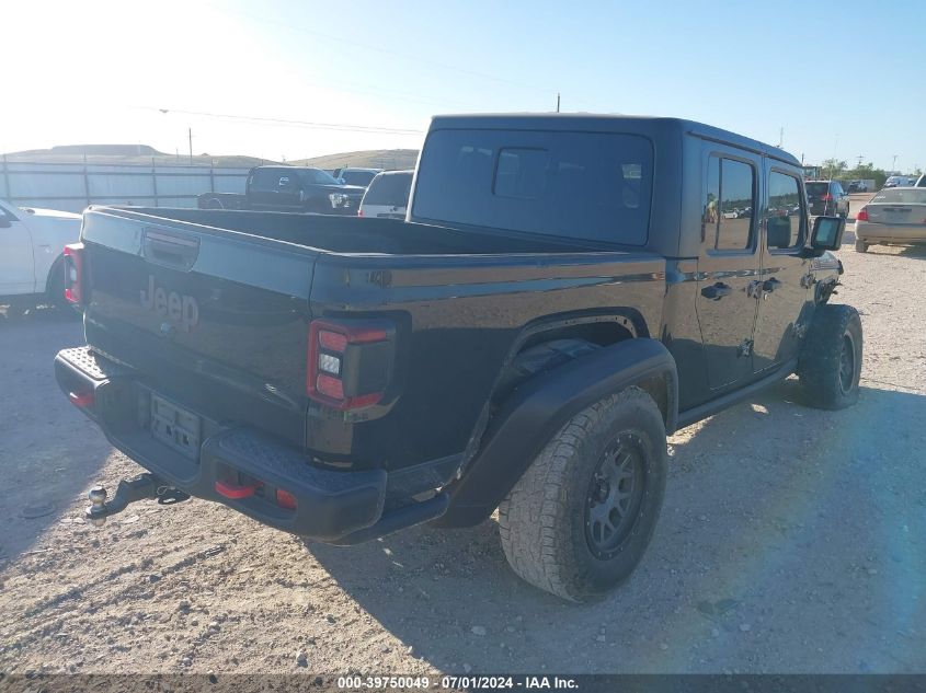 2020 Jeep Gladiator Rubicon 4X4 VIN: 1C6JJTBG6LL152842 Lot: 39750049