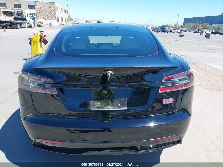 2022 Tesla Model S Plaid Tri Motor All-Wheel Drive VIN: 5YJSA1E63NF461520 Lot: 39760789