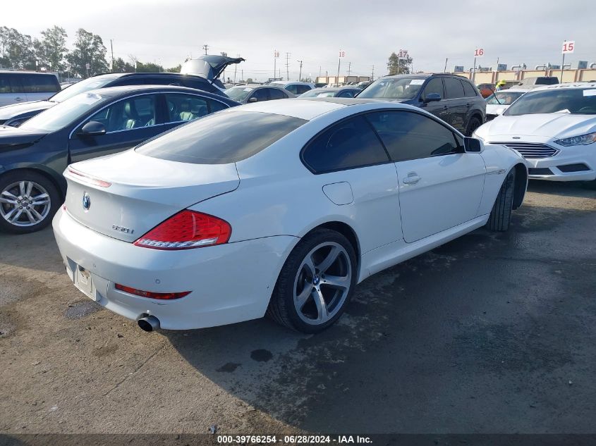 2008 BMW 650I VIN: WBAEA53578CV91507 Lot: 39766254