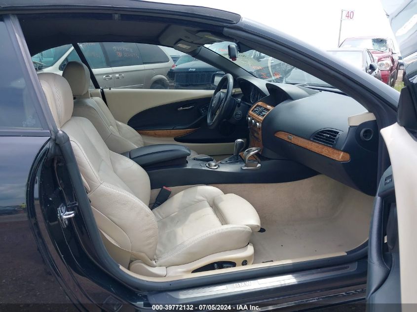 2007 BMW 650I VIN: WBAEK13587CN80259 Lot: 39772132