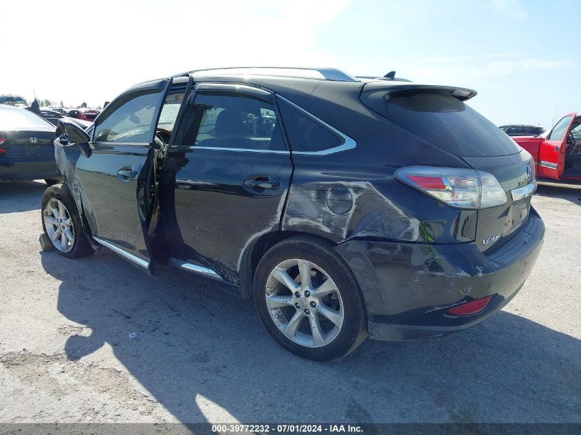 2010 Lexus Rx 350 VIN: 2T2ZK1BA3AC015981 Lot: 39772232