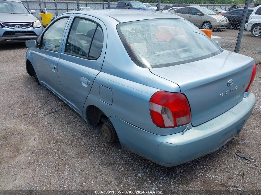 2001 Toyota Echo VIN: JTDBT123510109455 Lot: 39811335