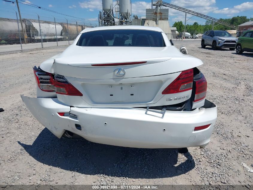 2011 Lexus Is 350C VIN: JTHFE2C24B2506327 Lot: 39821895