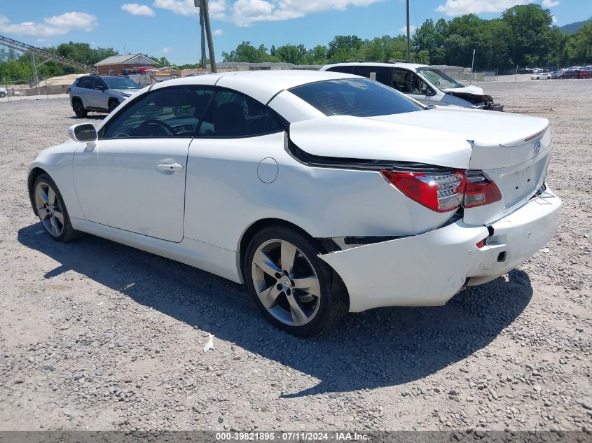 2011 Lexus Is 350C VIN: JTHFE2C24B2506327 Lot: 39821895