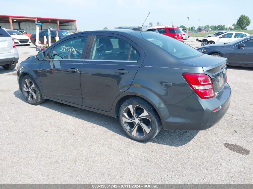 2020 Chevrolet Sonic Fwd Premier VIN: 1G1JF5SB4L4121277 Lot: 39831742