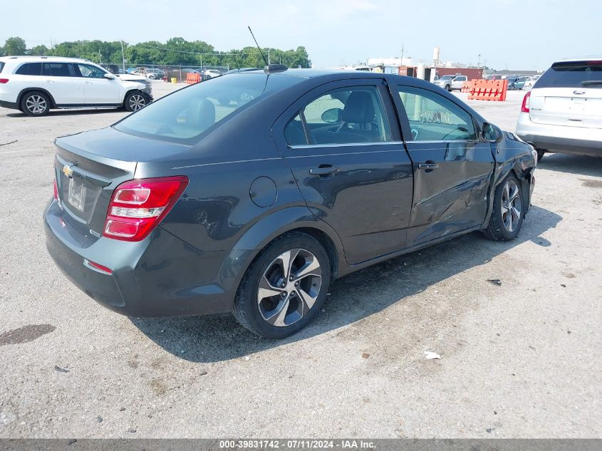 2020 Chevrolet Sonic Fwd Premier VIN: 1G1JF5SB4L4121277 Lot: 39831742