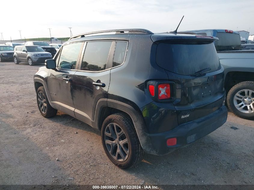 2016 Jeep Renegade Justice VIN: ZACCJBBT4GPD20259 Lot: 39835007