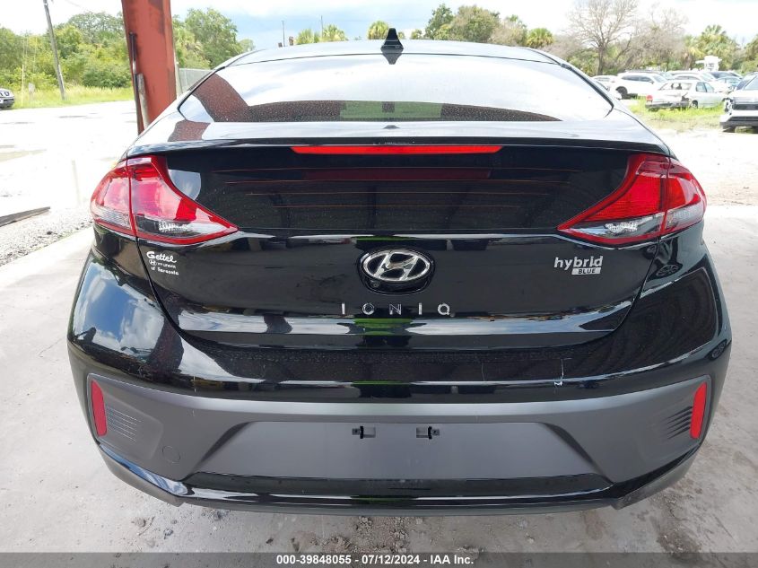 2021 Hyundai Ioniq Hybrid Blue VIN: KMHC65LC5MU247586 Lot: 39848055