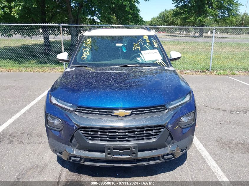 2022 Chevrolet Trailblazer Awd Activ VIN: KL79MSSL5NB141539 Lot: 39850810