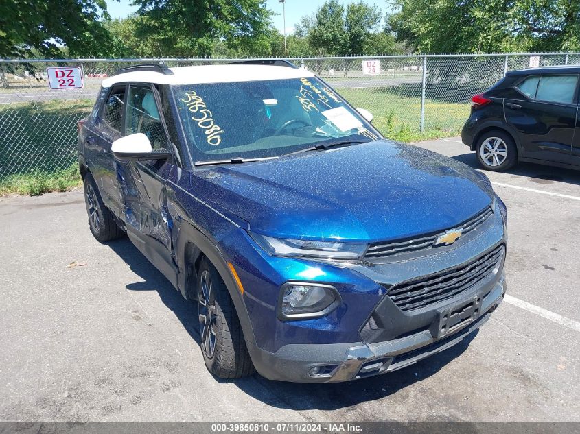 2022 Chevrolet Trailblazer Awd Activ VIN: KL79MSSL5NB141539 Lot: 39850810