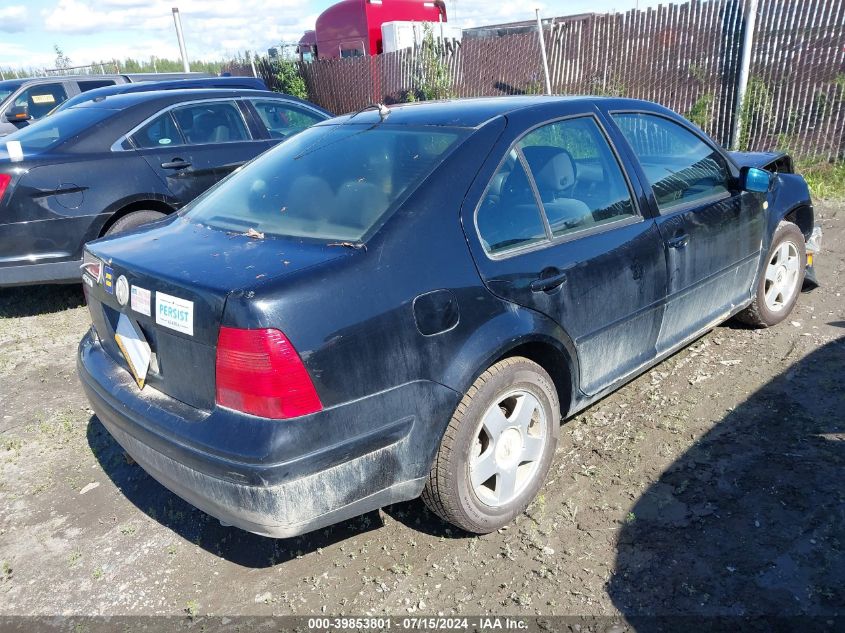 2000 Volkswagen Jetta Gls VIN: 3VWSA29M8YM017514 Lot: 39853801