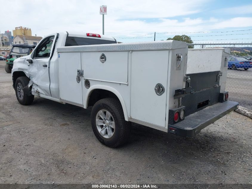 2021 Chevrolet Silverado 1500 2Wd Regular Cab Long Bed Wt VIN: 3GCNWAEF6MG335935 Lot: 39862143