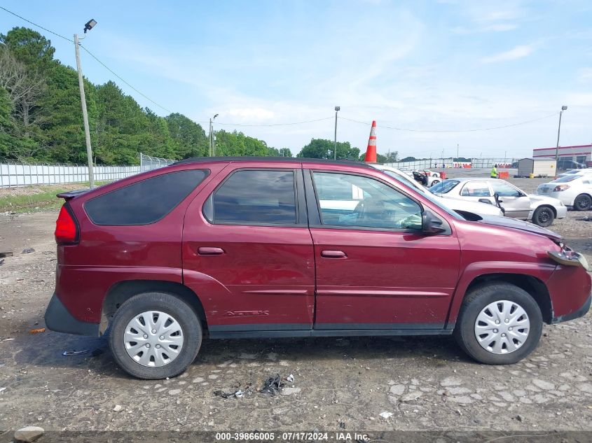 2004 Pontiac Aztek VIN: 3G7DA03EX4S534402 Lot: 39866005