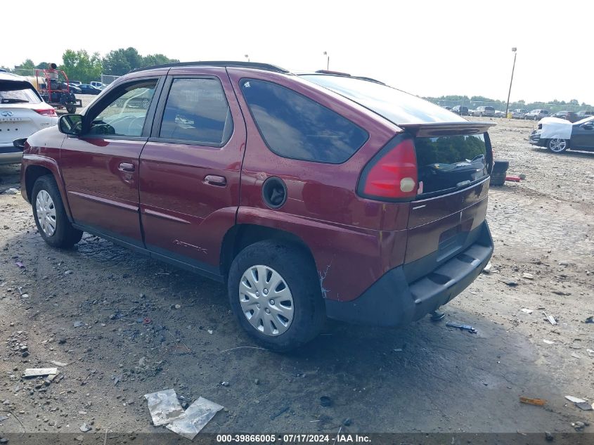 2004 Pontiac Aztek VIN: 3G7DA03EX4S534402 Lot: 39866005