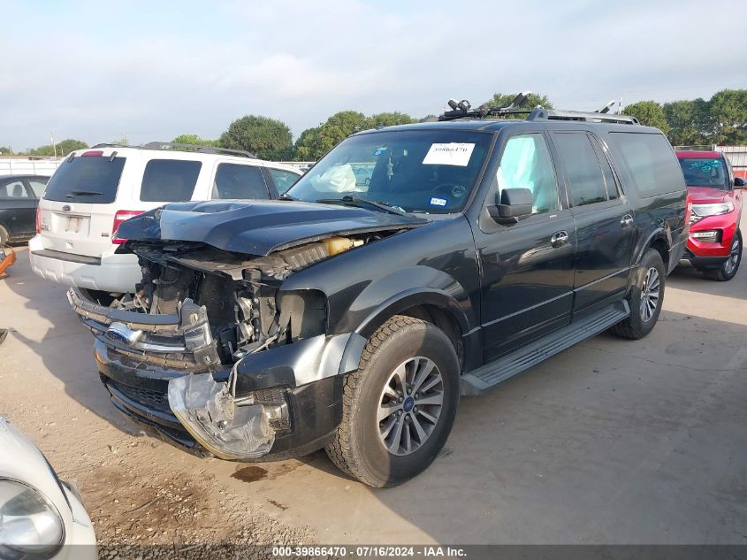 2015 Ford Expedition El Xlt VIN: 1FMJK1HT4FEF25377 Lot: 39866470