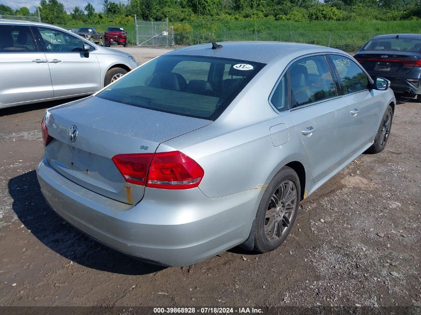 2013 Volkswagen Passat 2.5L Se VIN: 1VWBP7A37DC010550 Lot: 39868928