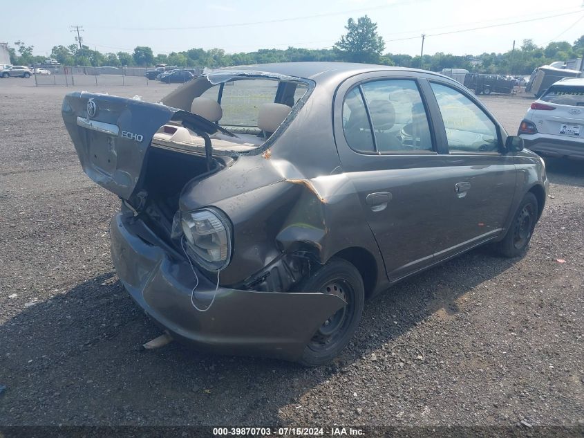 2003 Toyota Echo Base (M5) VIN: JTDBT123X30283167 Lot: 39870703