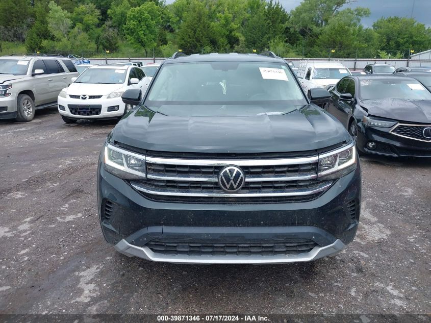 2021 Volkswagen Atlas 3.6L V6 Se W/Technology VIN: 1V2WR2CA9MC507630 Lot: 39871346