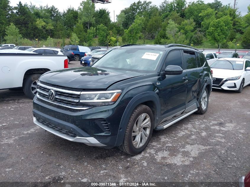 2021 Volkswagen Atlas 3.6L V6 Se W/Technology VIN: 1V2WR2CA9MC507630 Lot: 39871346