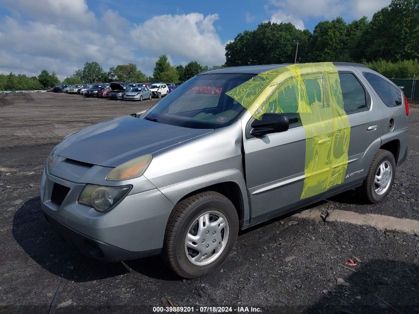 2004 Pontiac Aztek VIN: 3G7DA03E04S542704 Lot: 39889201