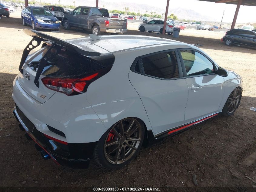 2020 Hyundai Veloster N VIN: KMHT36AH7LU006818 Lot: 39893330