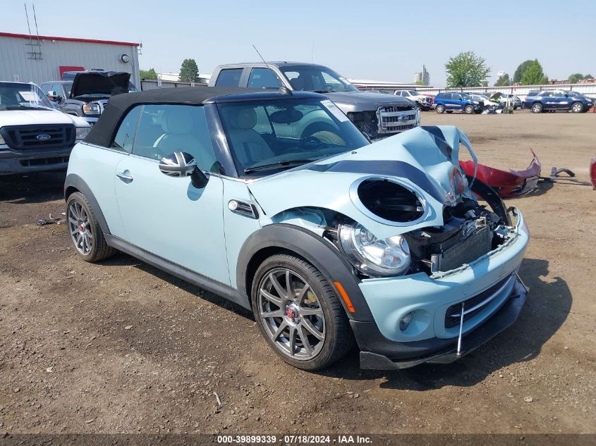 2013 Mini Convertible Cooper VIN: WMWZN3C59DT569156 Lot: 39899339