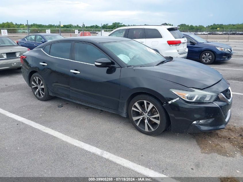 2018 Nissan Maxima 3.5 Sv VIN: 1N4AA6AP4JC361172 Lot: 39905288