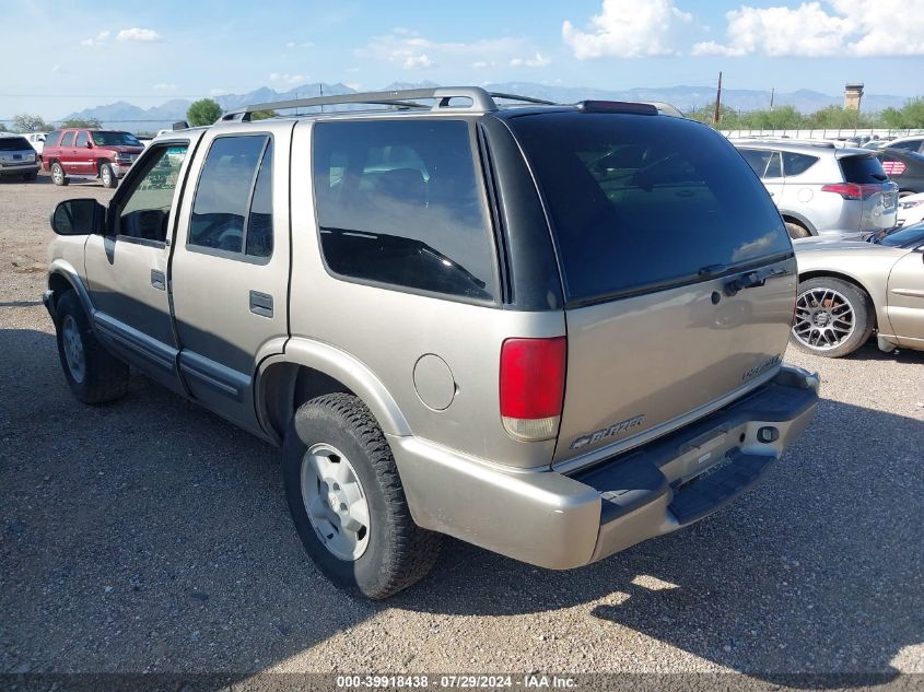 2001 Chevrolet Blazer Ls VIN: 1GNDT13W11K102371 Lot: 39918438