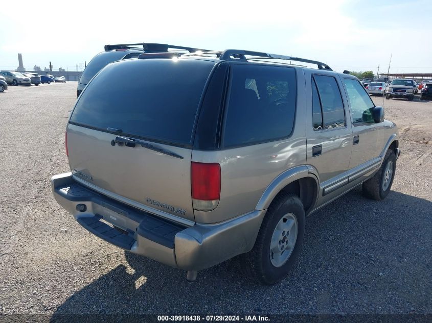 2001 Chevrolet Blazer Ls VIN: 1GNDT13W11K102371 Lot: 39918438