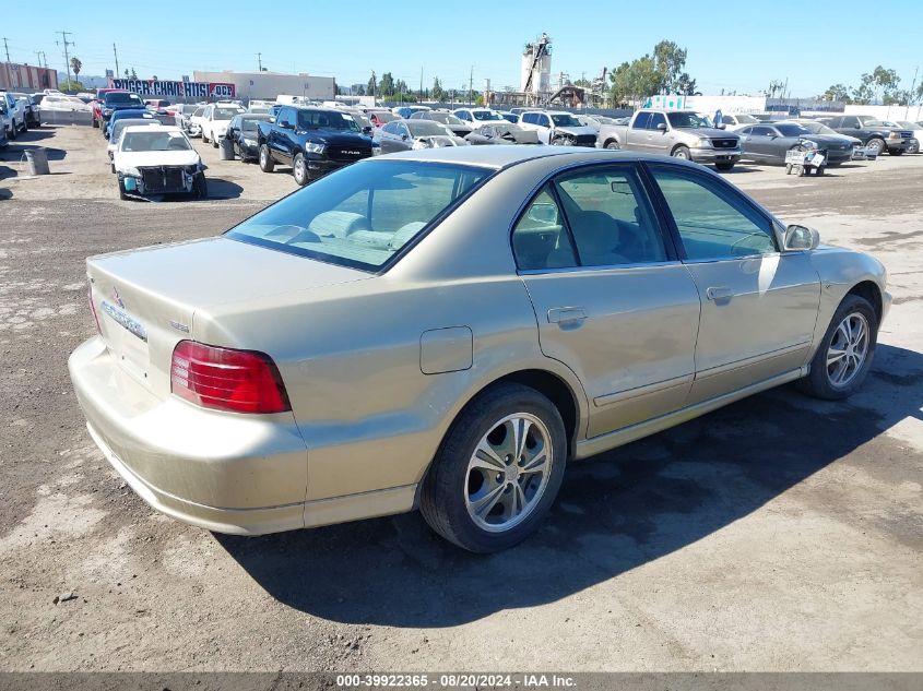 2001 Mitsubishi Galant Es V6/Gtz VIN: 4A3AA46H01E114538 Lot: 39922365