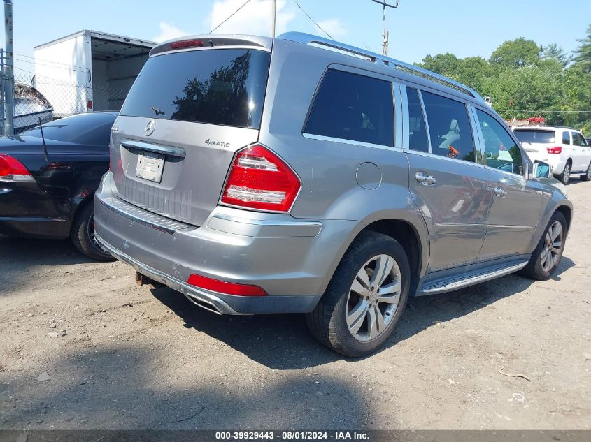 2011 Mercedes-Benz Gl 450 4Matic VIN: 4JGBF7BE8BA754572 Lot: 39929443